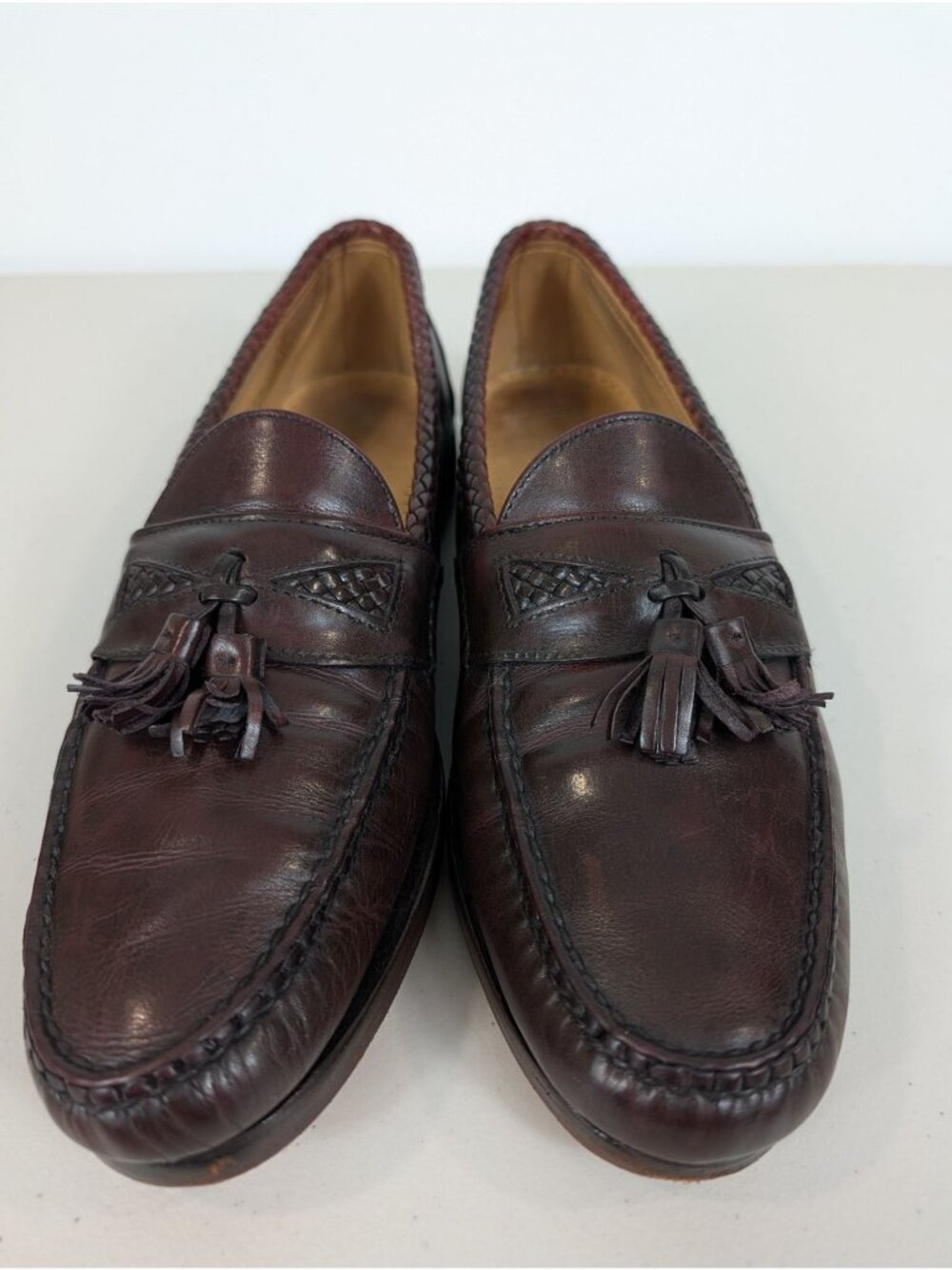 Allen Edmonds Maxfield leather brown loafer's men's size 12B